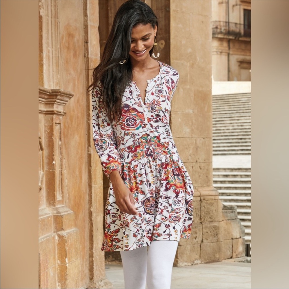 NWOT Peruvian Connection Goa Tunic Top small